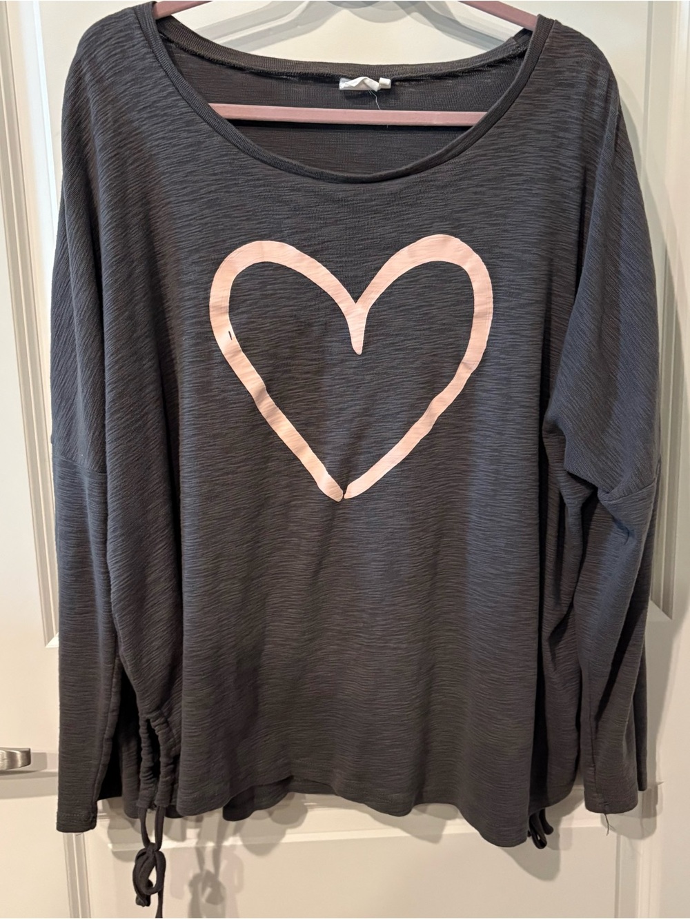 Suzanne Betro Pink heart top